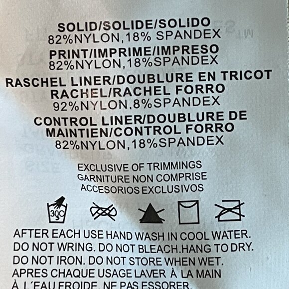 NWT FIT 4U WOMENS TANKINI Plus Sz 24W BLACK WHITE w PINK GREEN FLORAL PRINT 1143 - Picture 8 of 12